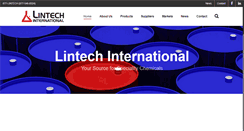 Desktop Screenshot of lintechinternational.com